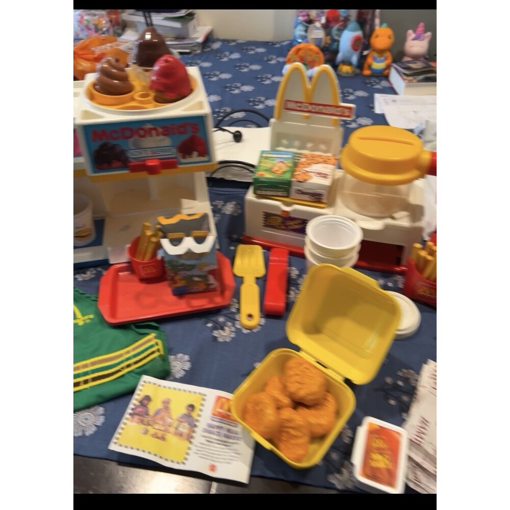Vintage McDonald’s Toy Lot Many Pieces All Pictured